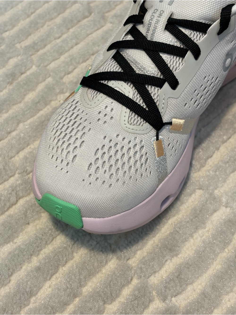 On Running Women's Sneakers Beige, Lavender & Green - Picture 6 of 10